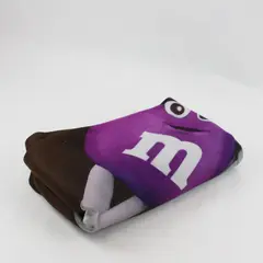 Official M&Ms Brown Fleece Blanket 50" x 62"