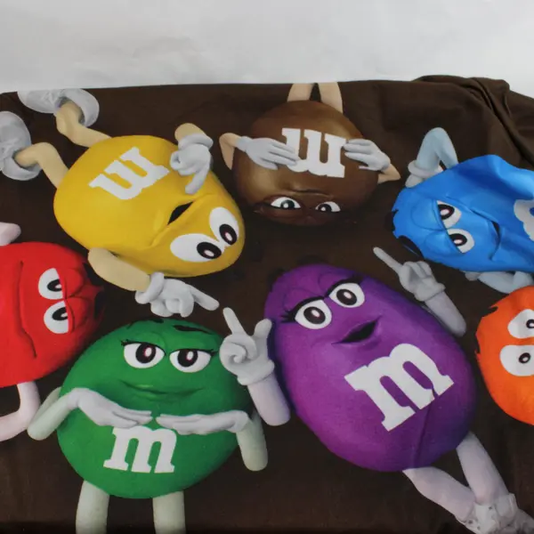 Official M&Ms Brown Fleece Blanket 50" x 62"