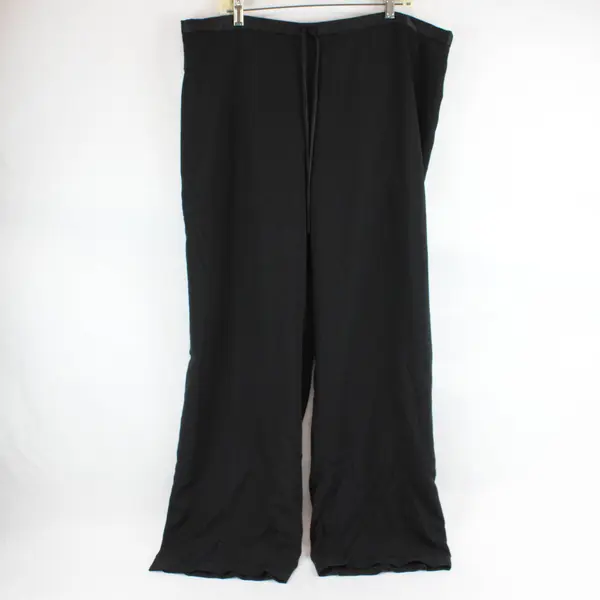 Lane Bryant Black Drawstring Stretch Pants Women's 22/24