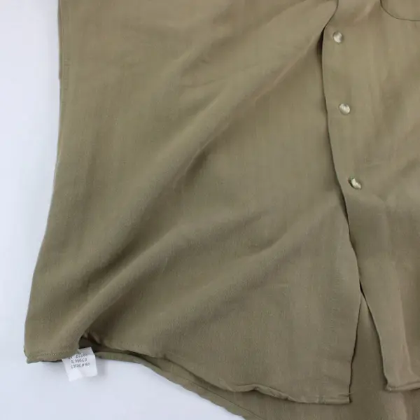 Arrow Green Short-Sleeved Button-Up Men's Size 16
