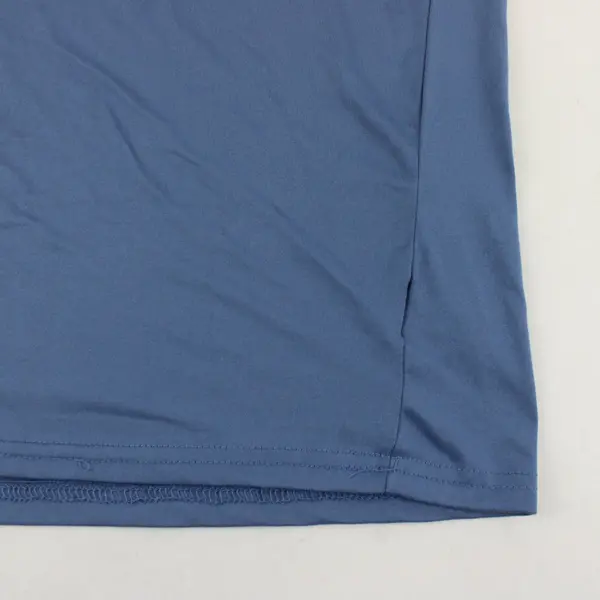 Glacier Performance Blue Activewear T-Shirt Men's Large