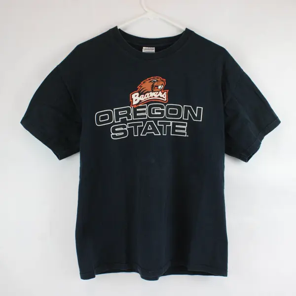 Gildan Oregon State Beavers Black T-Shirt Adult Size Large