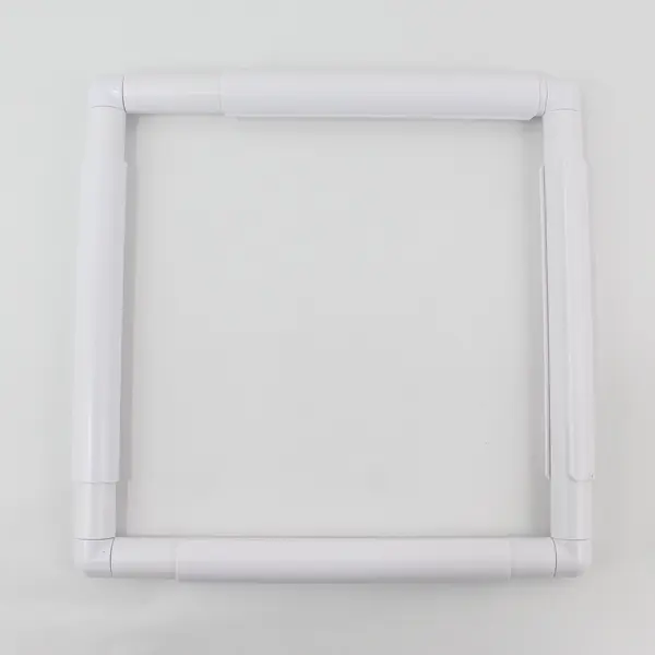 Lot of 3 Assorted sizes Square Plastic Clip Frames for Needlework/Embroidery 