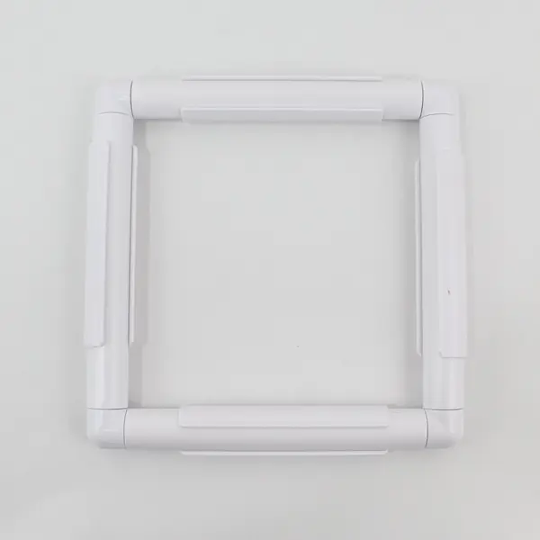 Lot of 3 Assorted sizes Square Plastic Clip Frames for Needlework/Embroidery 