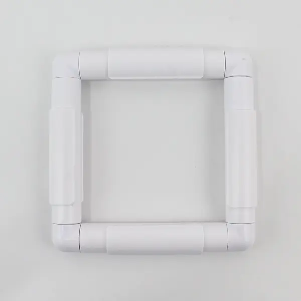 Lot of 3 Assorted sizes Square Plastic Clip Frames for Needlework/Embroidery 