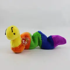 TY Beanie Buddy Inch the Inchworm 16 Inch MWMT Stuffed Animal Toy