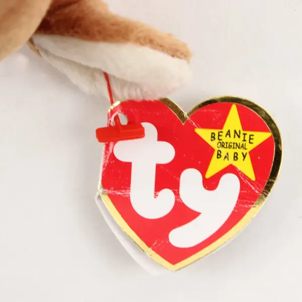 TY Beanie Baby Pouch 1996 Retired Brown Kangaroo Joey With Tag Plush #4161