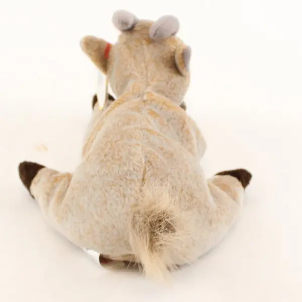 TY Beanie Baby Goatee 1999 Retired Tan Cream Goat Plush w/ Tags