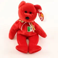 TY Beanie Baby Red Osito Mexican Flag 1999 Tag Protector