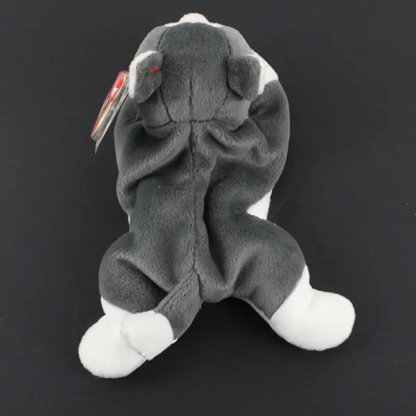 TY Beanie Baby Nanook 1996 White/Grey Husky Dog W/ Tag Plush Doll Toy