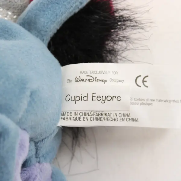 Walt Disney Eeyore Cupid Beanie Plush Valentine Bow Stuffed Animal