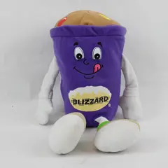 Vintage 1999 Dairy Queen DQ Blizzard Plush Promo Toy