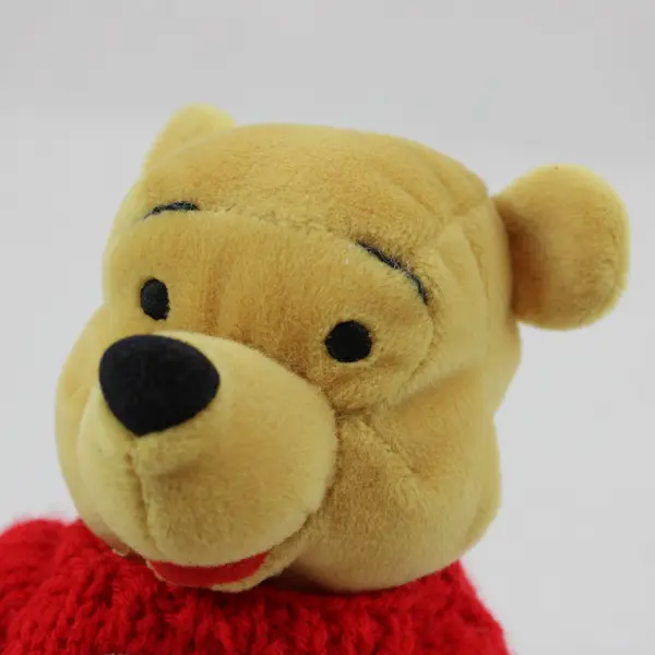 Disney Winnie the Pooh Plush Stuffed Animal Red Sweater