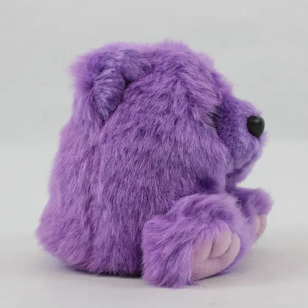 Vintage 1998 Puffkins Violet Purple Bear Plush SWIBCO Stuffed Animal Toy