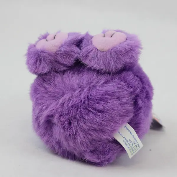 Vintage 1998 Puffkins Violet Purple Bear Plush SWIBCO Stuffed Animal Toy