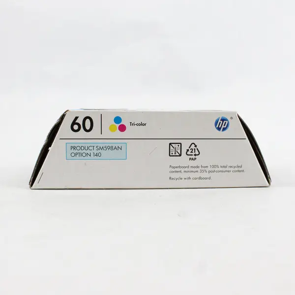 HP 60 Tri-Color Ink Cartridge - Unused