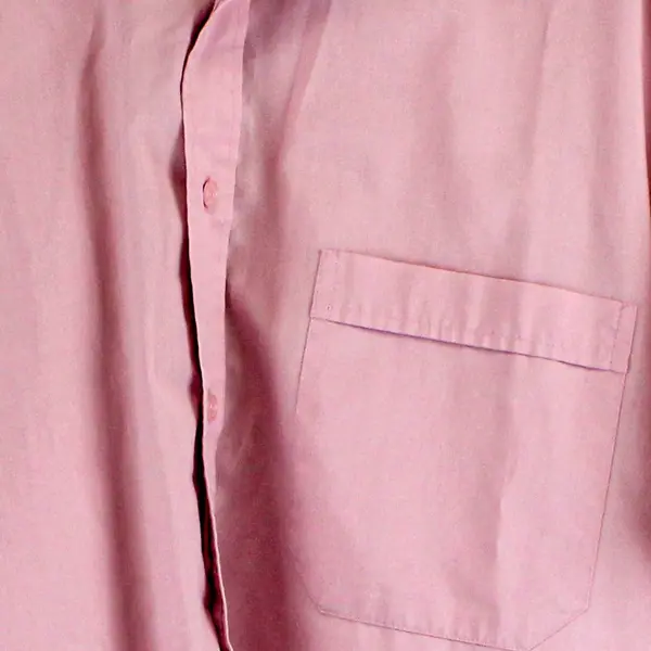 Woolworths Pink Striped Short Sleeve Button-Down Shirt 15/38 M
