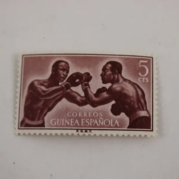 Set Of 4 Spanish Guinea 1958 Sports Stamps Mint Lightly Hinged 