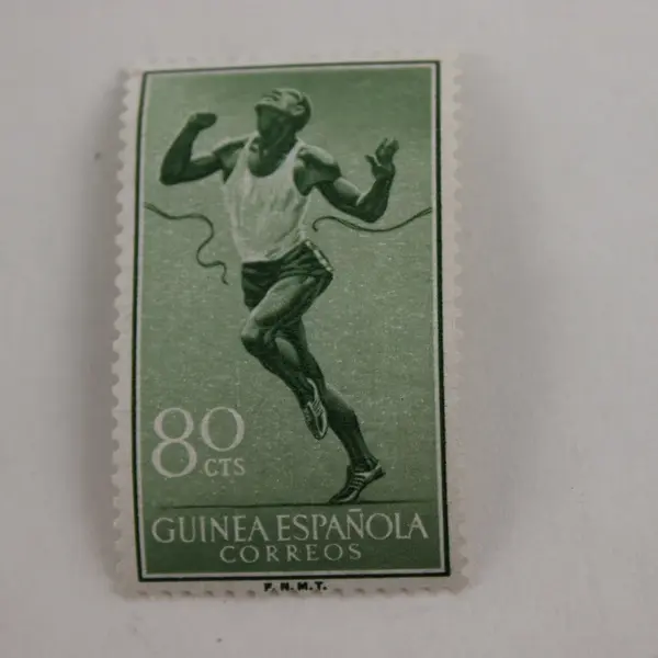 Set Of 4 Spanish Guinea 1958 Sports Stamps Mint Lightly Hinged 
