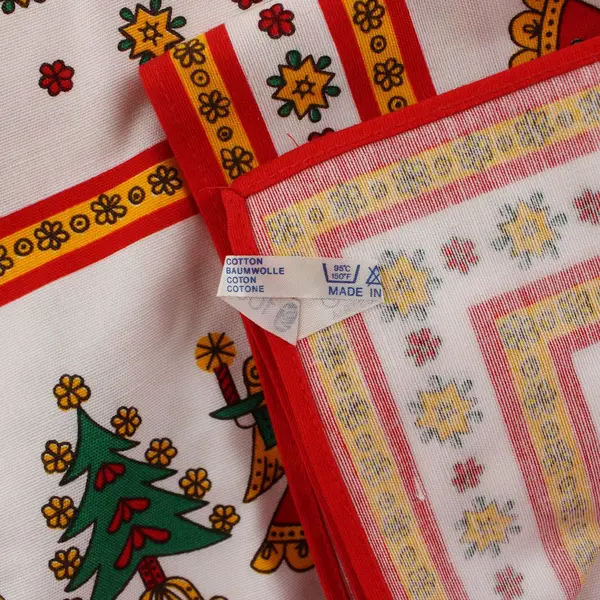 Kolf Austrian Christmas Tablecloth Folk Art Angels Trees New With Tags