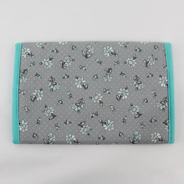 Large Fabric Folding Craft/Jewelry Storage Bag, Greypuff Creations, 7.8"x12" 