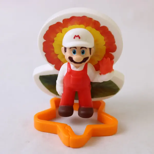 McDonald's Happy Meal Super Mario Galaxy Movie Mario Flower Power Figurine