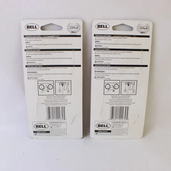 Bell HookUp Storage Hooks Set of 2 New