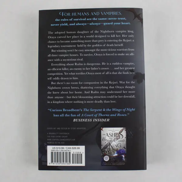 The Serpent & The Wings of Night Carissa Broadbent Crowns of Nyaxia Novel 2024 