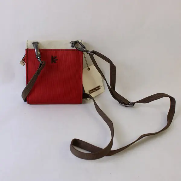 Ellington Leather Sub On The Go Organizer Red Brown NWT
