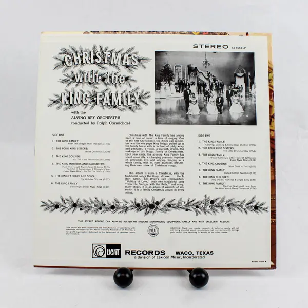 Christmas with The King Family 12" Vinyl Record
