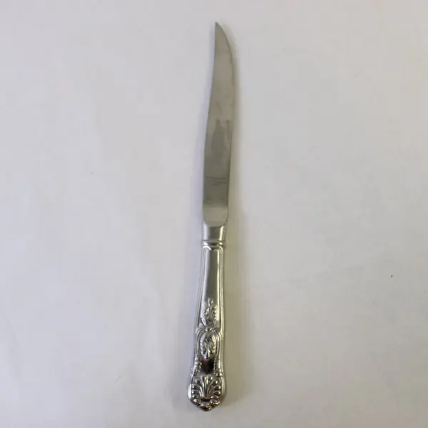 Reed & Barton HC Kings Hollow Stainless Steel Steak Knife 9in