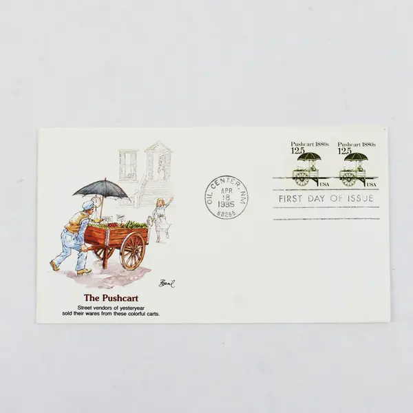 Lot Of 8 Transportation Stamp 1985 First Day Covers Fleetwood Cachet