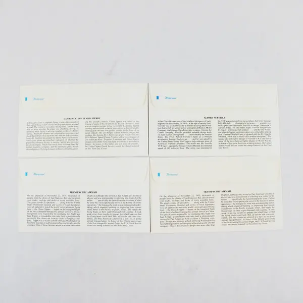 Lot Of 4 Airmail Stamp 1985 First Day Covers Fleetwood Cachet