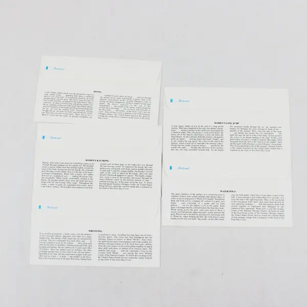 Lot Of 5 Olympics 84 Stamps 1984 SC #2082-85 First Day Covers Fleetwood Cachet