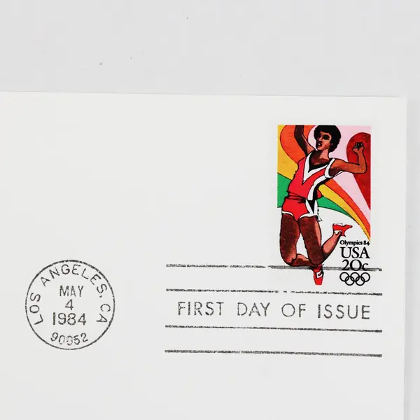 Lot Of 5 Olympics 84 Stamps 1984 SC #2082-85 First Day Covers Fleetwood Cachet