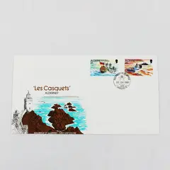 Great Britain Alderney Guernsey Les Casquets Lighthouse 1991 First Day Cover
