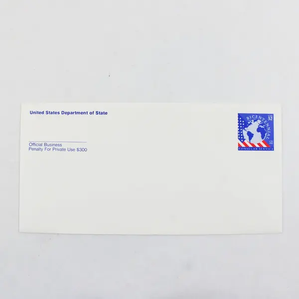 Lot of 4 1992 US SC#UO86 Official Mail Envelope 52c 