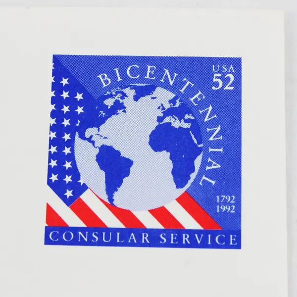Lot of 4 1992 US SC#UO86 Official Mail Envelope 52c 