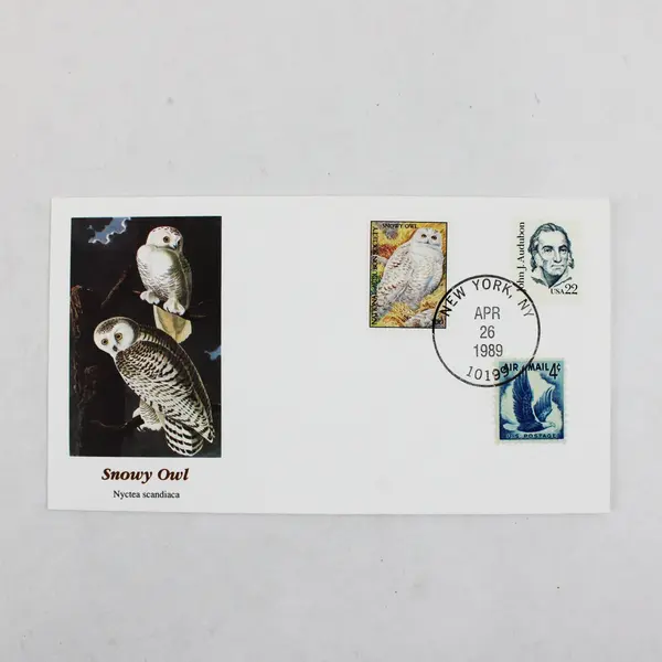 Set of 5 National Audubon Society Conservation Stamp FDC Fleetwood Cachet 1989