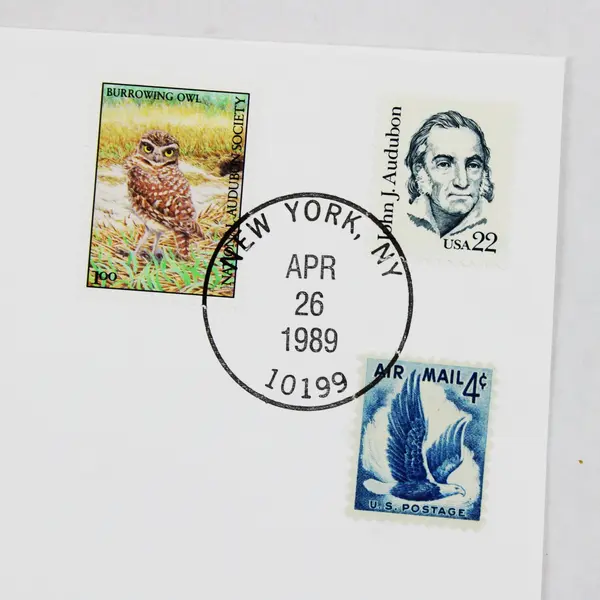 Set of 5 National Audubon Society Conservation Stamp FDC Fleetwood Cachet 1989