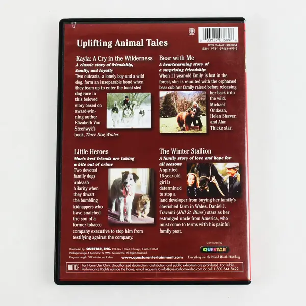 Family Animal Adventures 4 Films DVD Collector's Set 2010, #QD3884
