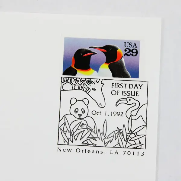 Set Of 6 Wild Animals Stamps SC #2705-09 1992 Fleetwood First Day Covers