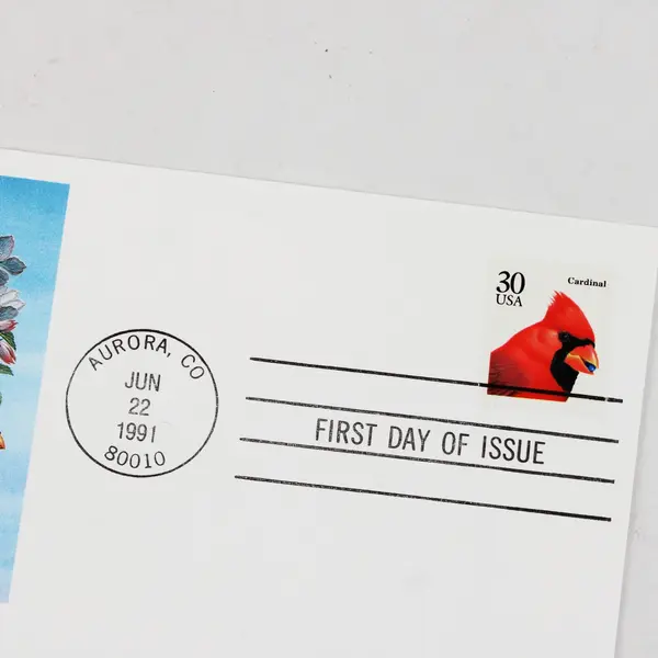 Lot Of 6 Birds Stamps 1991 Fleetwood First Day Covers