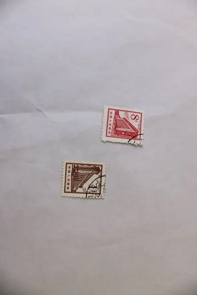 Lot Of 7 PRC China 1954 Monuments 1/1.5/2/3/4/8 Fen Stamps Mint Hinged CTO 