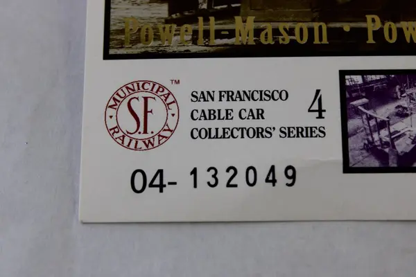 Set Of 2 San Francisco Cable Car Collectors Series 4 Postcards