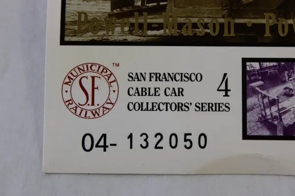 Set Of 2 San Francisco Cable Car Collectors Series 4 Postcards