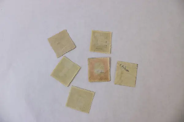 Lot of 6 Republic Of China 1930s-1940s Sun Yat-sen Stamps Used