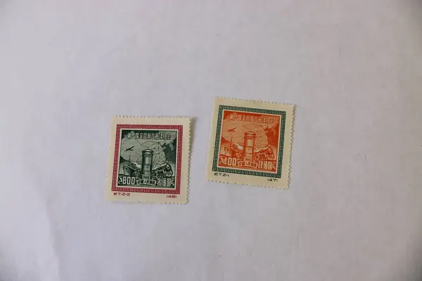Set Of 2 PRC China 1949-50 Transportation Stamps SC# 1L162-63 Reprints MLH