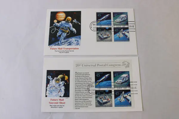 Lot Of 2 Future Mail 20th Universal Postal Congress 1989 First Day Covers