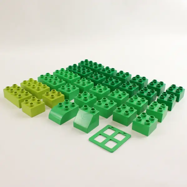2.6 lb Mixed Lot Large Building Blocks Plastic Pieces Parts